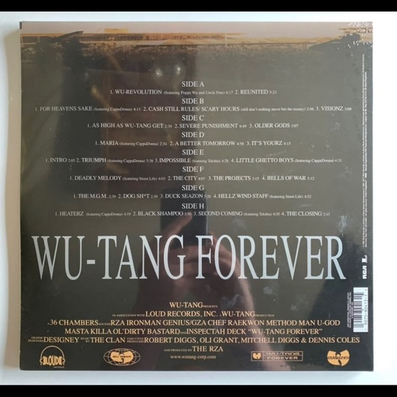 WU-TANG CLAN - WU-TANG FOREVER NEW VINYL - Picture 3 of 3
